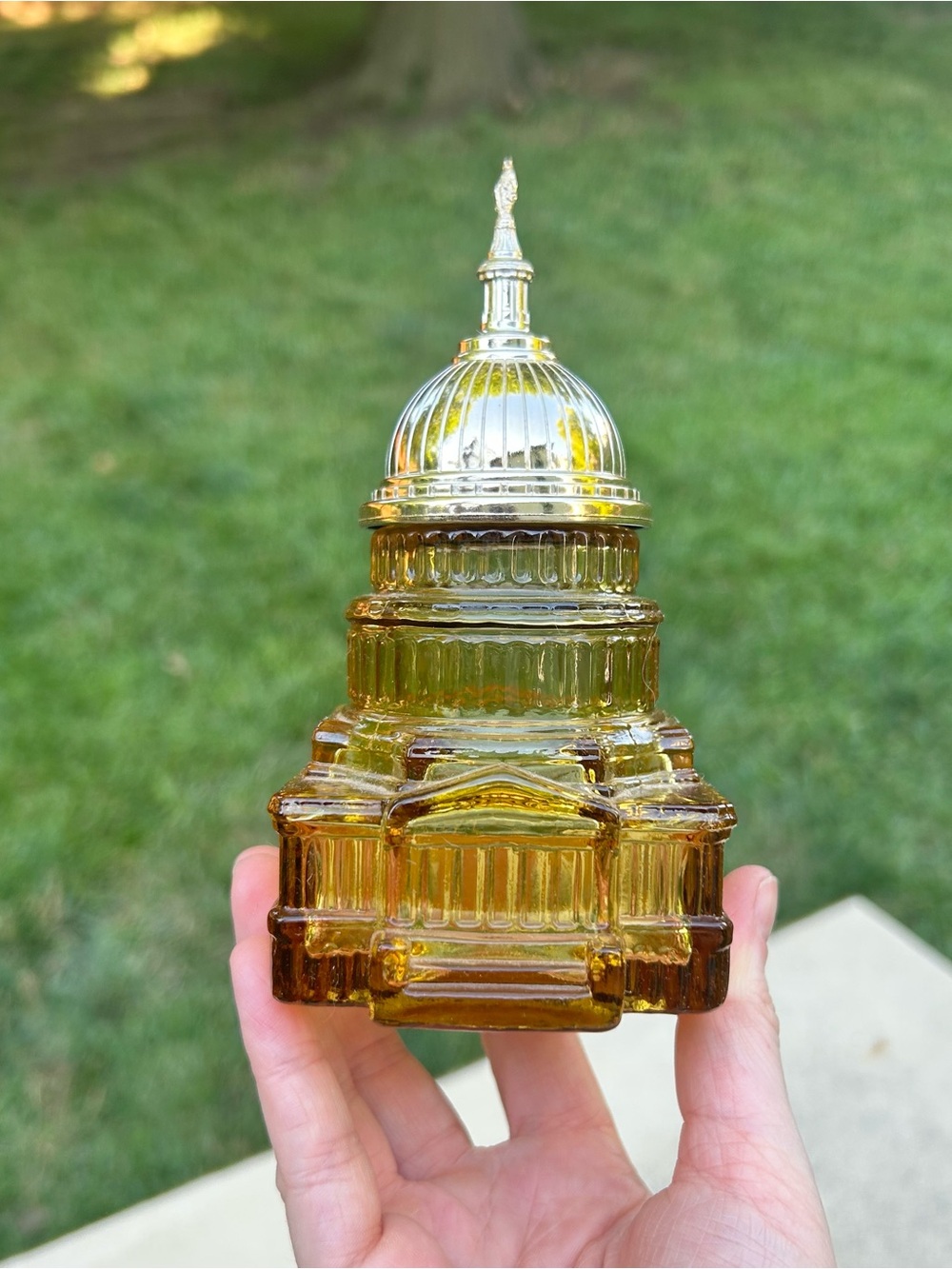 Avon The Capitol Vintage After Shave Bottle with Box